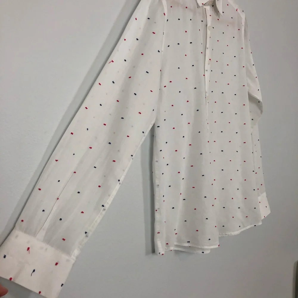 Adolfo Dominguez Long Sleeve Button Down Shirt 8.5 - Picture 4 of 8